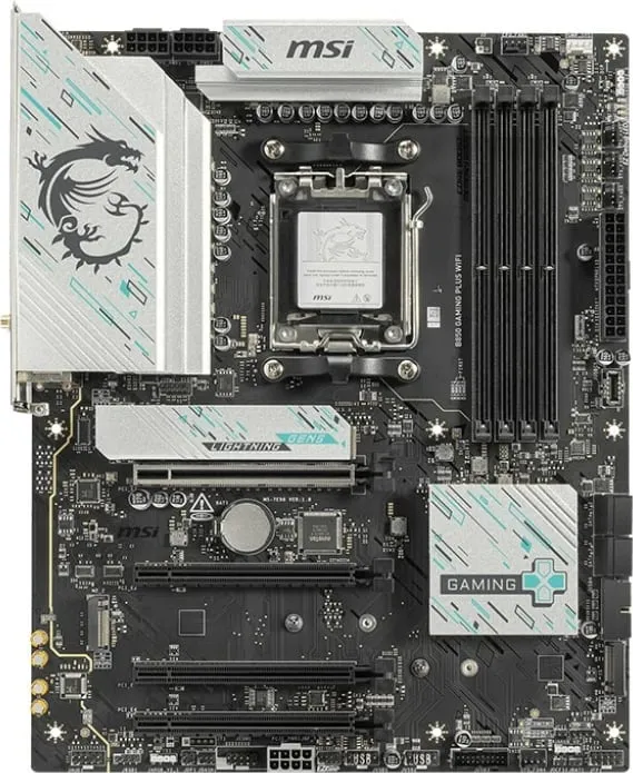 Pllakë amë MSI B850 Gaming Plus WiFi, e zezë - 2