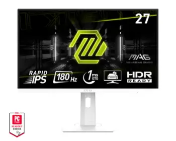 Monitor MSI MAG 274PFW, 27", Full HD, 180Hz, i bardhë