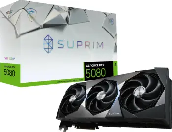 Kartelë grafike MSI GeForce RTX 5080 Suprim SOC 16GB GDDR7 PCI-Express