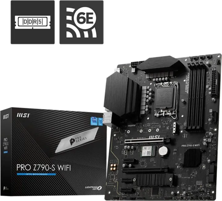 Pllakë amë MSI PRO Z790-S WIFI ATX - 1