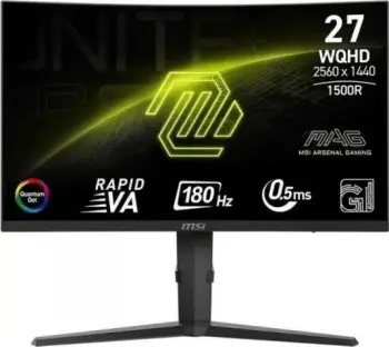 Monitor MSI MAG 275CQRF QD E2, 27", VA, QHD, 180Hz, 0,5ms, i zi