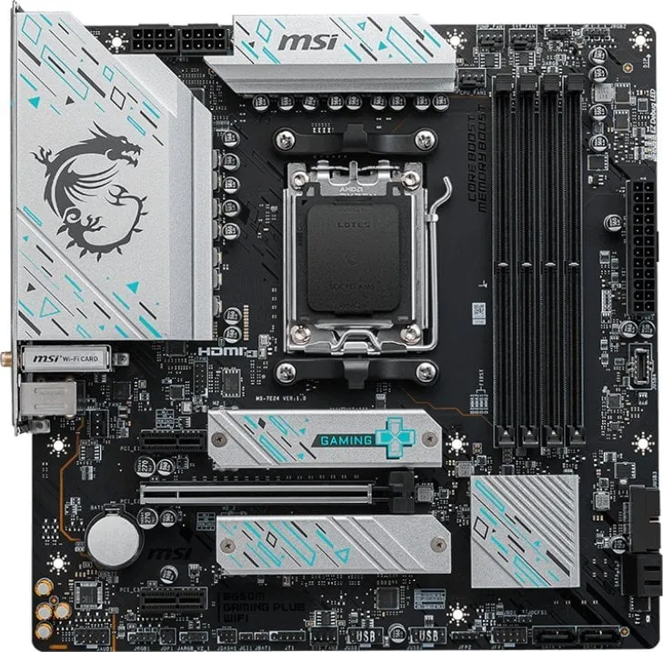 Pllakë amë MSI B650M GAMING PLUS WIFI, AM5, mATX - 2