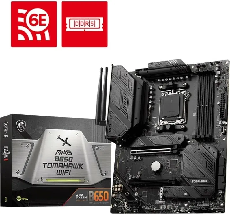 Pllakë amë MSI MAG B650 Tomahawk WiFi AMD B650 Socket AM5 ATX - 5