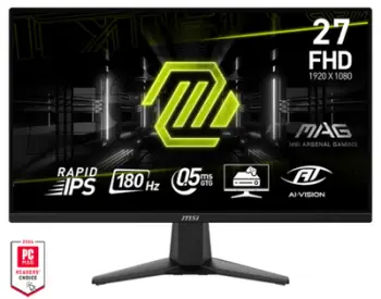 Monitor MSI Mag 275F, 27", Full HD, 180Hz, i zi
