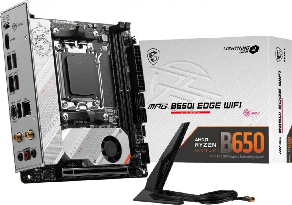 Pllakë amë MSI MPG B650I EDGE WIFI, AM5, mITX - 1
