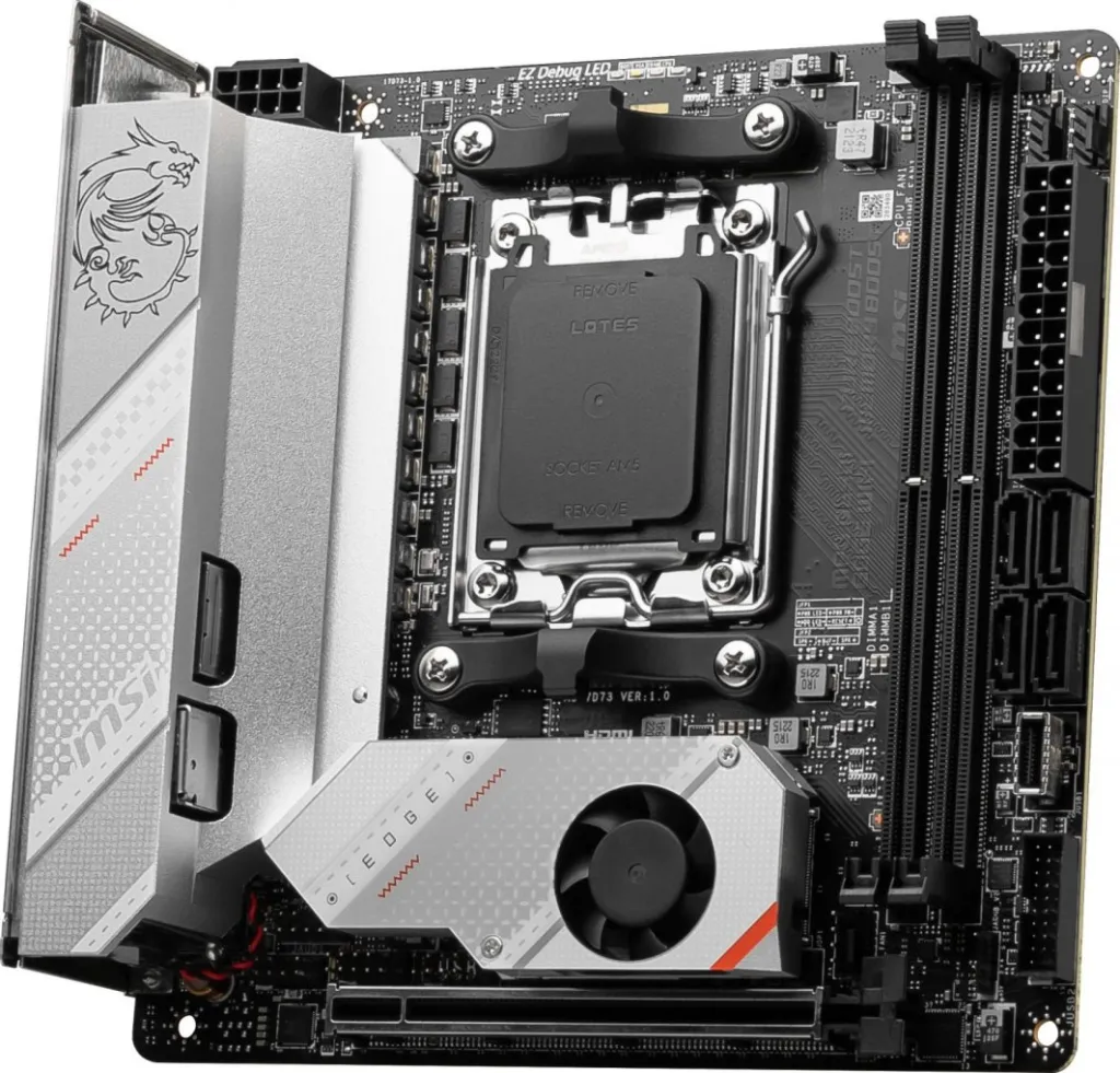 Pllakë amë MSI MPG B650I EDGE WIFI, AM5, mITX - 4