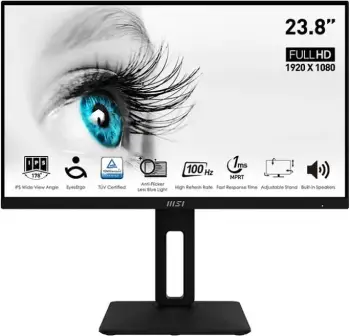 Monitor MSI PRO MP242AP, 100Hz, 24'', 1920x1080 (FullHD), IPS, i zi