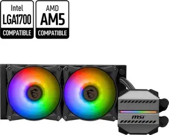 Ftohës MSI MAG CoreLiquid M240 (306-7ZW4R14-813), i zi