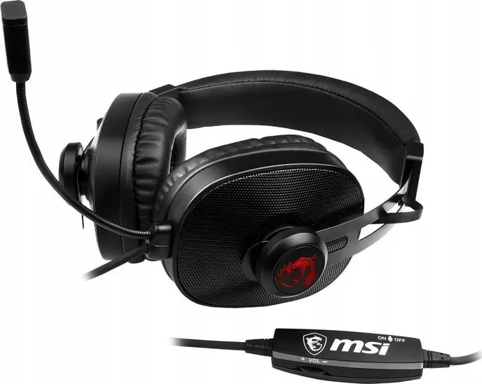 Kufje MSI S BOX, të zeza - 1