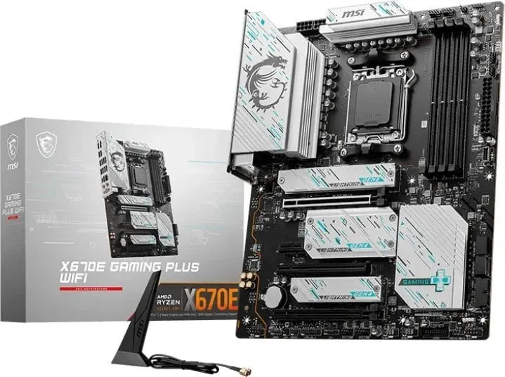 Pllakë amë MSI X670E, AMD, Socket, DDR5, Wi-Fi 6E, ATX - 1