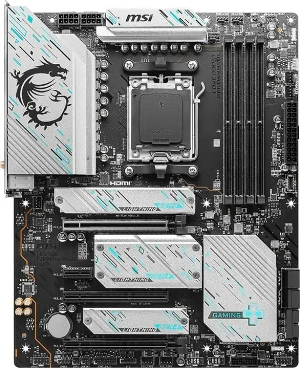 Pllakë amë MSI X670E, AMD, Socket, DDR5, Wi-Fi 6E, ATX - 2