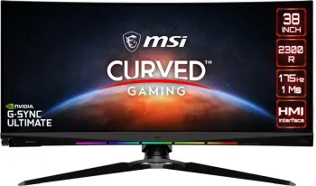 Monitor MSI Optix MEG381CQR PLUS, 37.5", 3840 x 1600 (UW4K/WQHD+), i zi