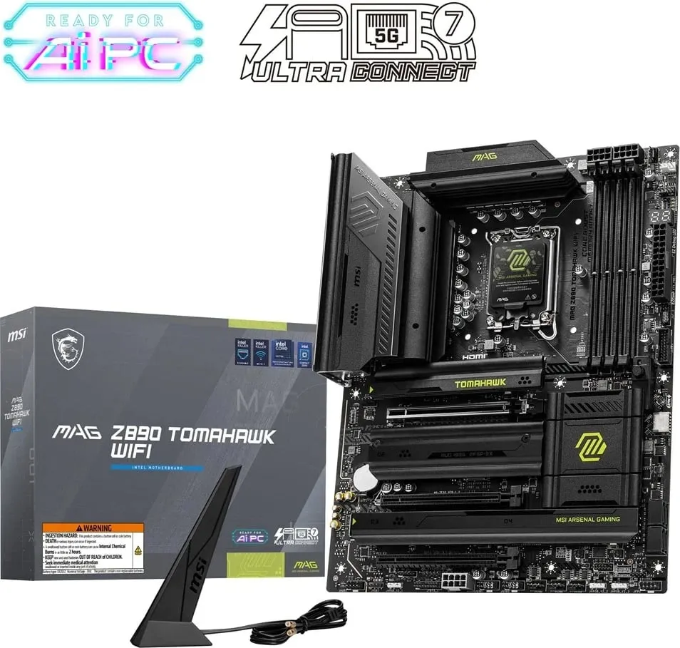 Pllakë amë MSI MAG Z890 TOMAHAWK WIFI Intel Z890 LGA 1851 (Socket V1) ATX - 5