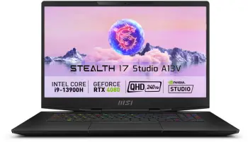 Laptop MSI Stealth 17Studio A13VH-054CZ, 17.3", Intel Core i9, 32GB RAM, 1TB SSD, NVIDIA GeForce RTX 4080, i zi