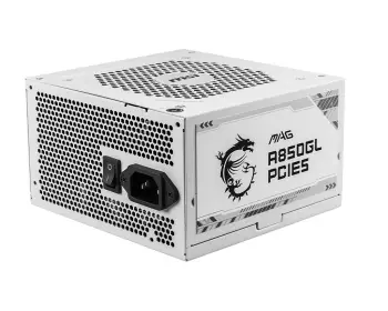 Burim energjie MSI MAG A850GL PCIE5 White 306-7ZP8A24-CE0 , 5W