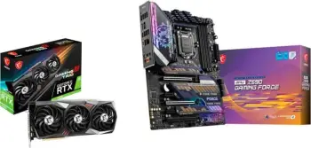 Kartelë grafike MSI GeForce RTX 3080 Gaming Z Trio 10GB GDDR6 + MPG Z590 GAMING FORCE