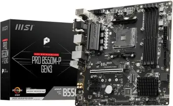 Pllakë amë MSI PRO B550M-P GEN3 AMD B550 Socket AM4 micro ATX