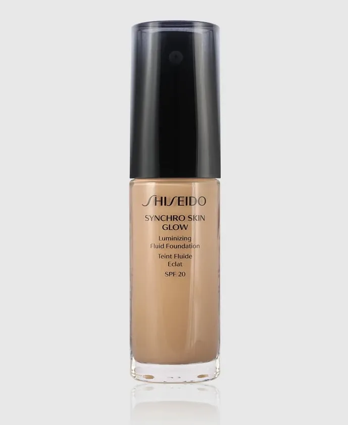 Krem pudër Shiseido Synchro Skin Glow SPF 20, 2 Golden, 30 ml - 1