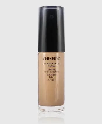 Krem pudër Shiseido Synchro Skin Glow SPF 20, 2 Golden, 30 ml