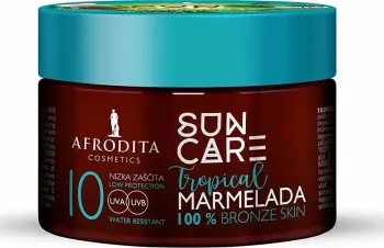 Krem për rrezitje Afrodita Tropical Marmelada, SPF 10, 200 ml