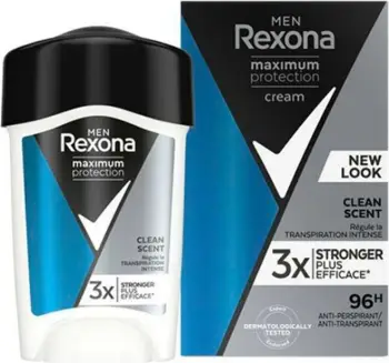 Deodorant Rexona Men Cream Maximum Protection Clean Scent, 45ml