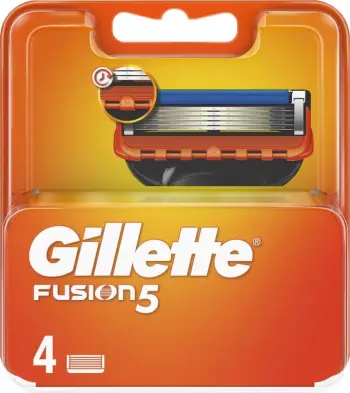 Briskë për rrojë Gillette Fusion 5, 4 copë