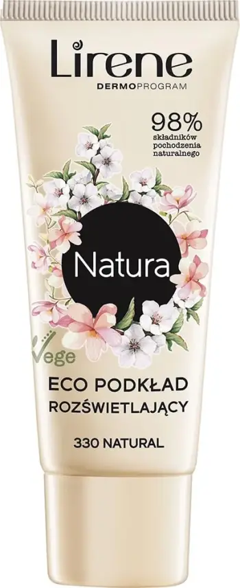 Pudër ndriçuese Lirene Natura Eco 330 Natyral, 30ml