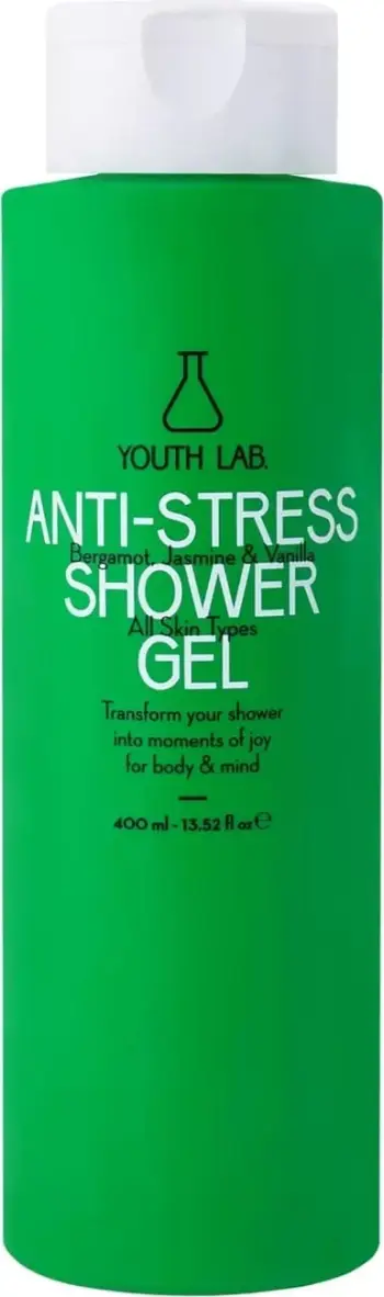 Xhel dushi Youth Lab Anti- Stress Shower Gel, Jasmine & Bergamot, 400 ml