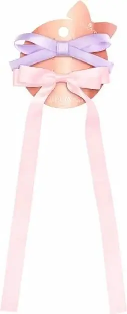 Kapëse për flokë Essence Fabowlous Hair Bows, 01 Put A Bow On It, 2 copë