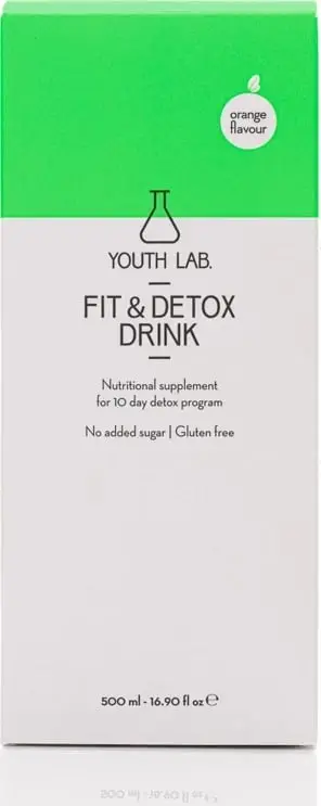 Pije Youth Lab Fit & Detox, Shije Portokalli, 500 ml