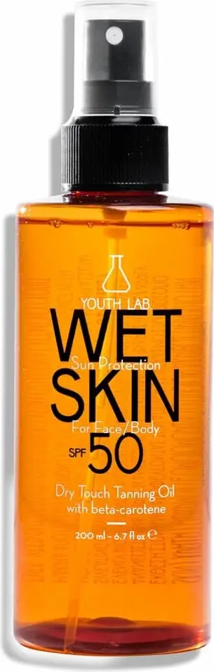 Vaj për nxirje Youth Lab Wet Skin, Spf 50, 200 ml