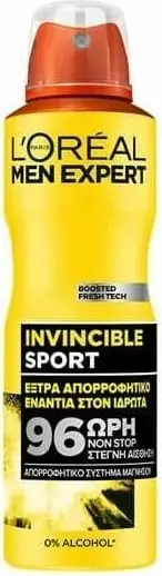 Deodorant L'Oreal Men Expert Invincible Sport, 150