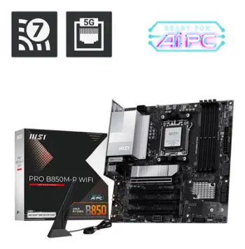Pllakë amë MSI PRO B850-P WIFI, ATX, DDR5, AMD AM5