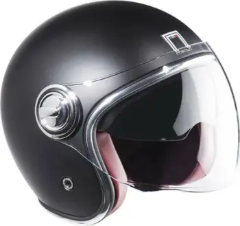 Helmetë moto Nox Premium Jet Heritage, vizor kundër gërvishtjeve, syze dielli të brendshme, gri