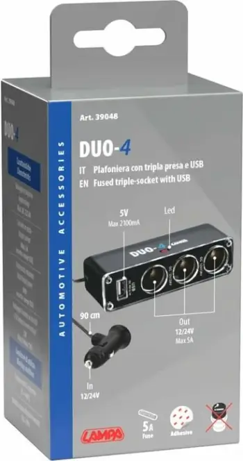 Prize 12/24v 3 Dalje + Usb Port