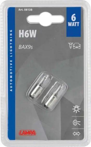 Lampa 12v6w Bax9s Blister