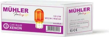 Lampa 12v 21w T20 Wy21w W3x16d R585 Portokall