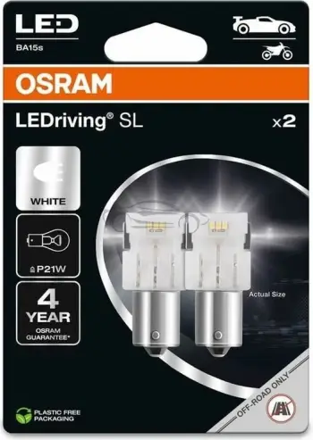 Lampa Led 12v 2,5w 6000k Ba15s