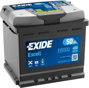 Bateri 12V 50Ah Exide Excel Eb500 - 1
