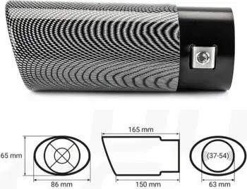 Dekor Auspuhi Amio Mt020c