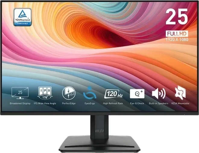 Monitor MSI PRO MP251 E2, 24.5", LED, FHD, 120Hz, Zi - 2