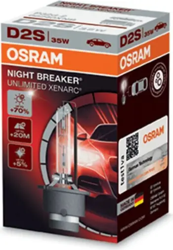 Lampa D2s 12v 35w +70% Night Breaker®