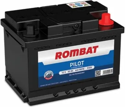 Bateri 12V 55Ah Rombat Pilot P255N - 1