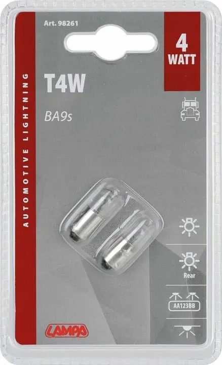 Lampa 24v 4w Blister Ba9s - 1