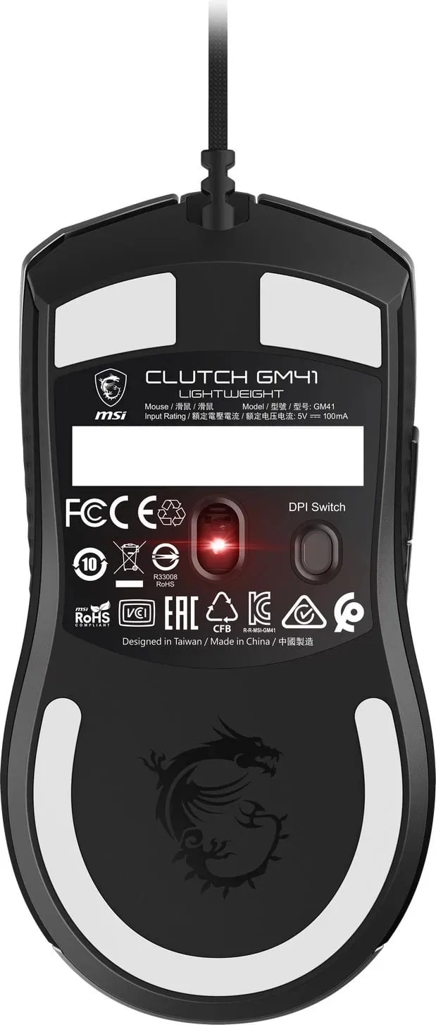 Maus MSI Clutch GM41 Lightweight V2, i zi - 10