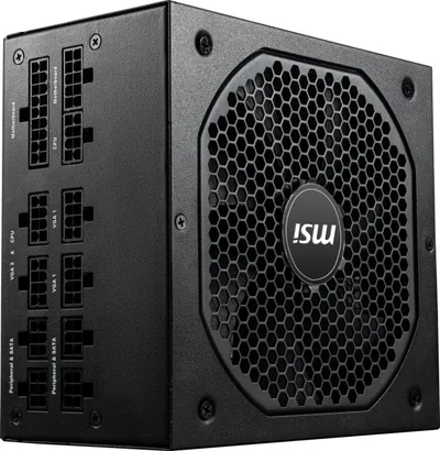 Burim energjie modular MSI MPG A850GF, 24-pin ATX, 850 W - 3