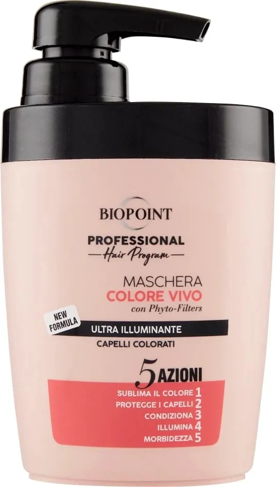 Maskë për flokë Biopoint Professional Maschera Colore Vivo, 300 ml - 1