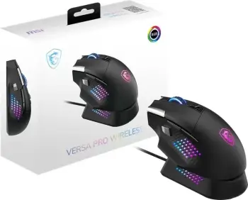 Maus MSI VERSA PRO W me Mouse Dock Pro, RGB, wireless, i zi