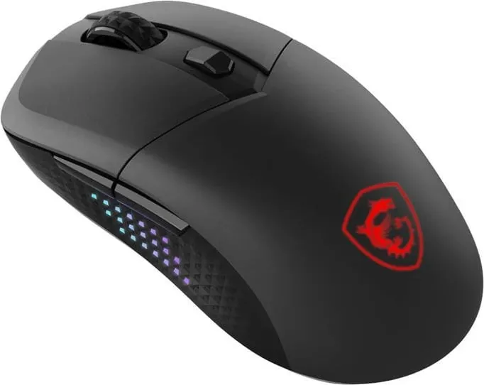 Maus MSI VERSA 300, Optical, RF Wireless + Bluetooth + USB Type-C, 8000 DPI, i zi - 3