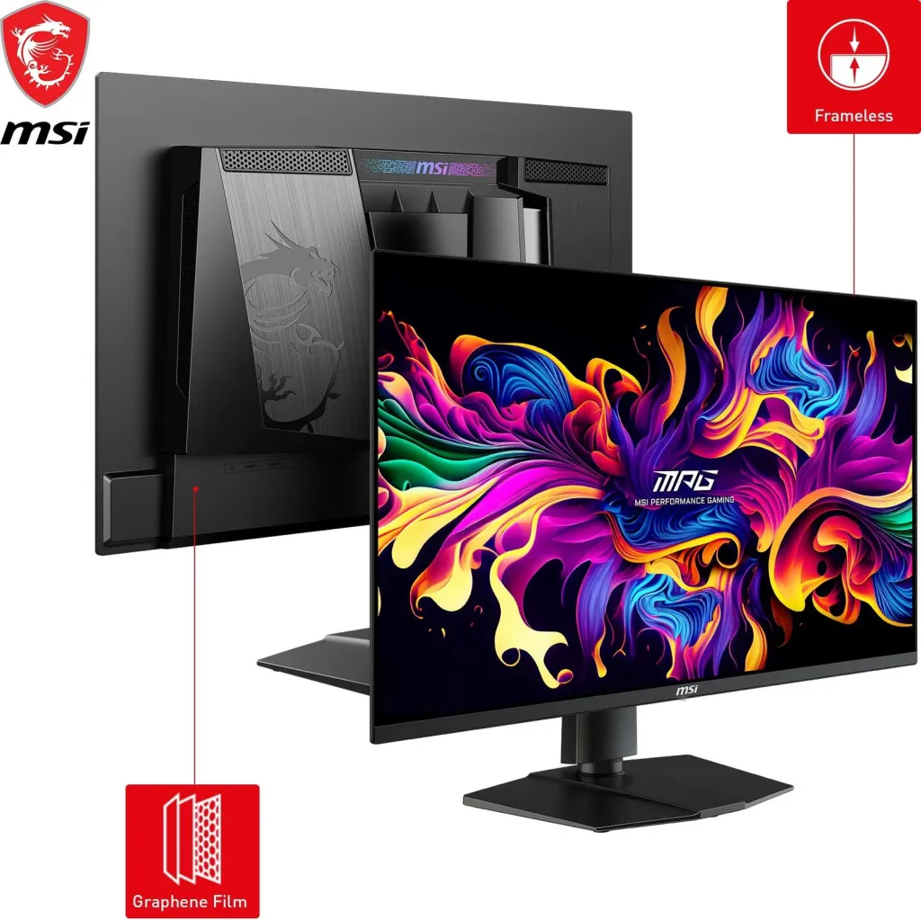 Monitor gaming MSI MPG 271QRXDE, 27 inç, QD-OLED, 360Hz, WQHD - 3